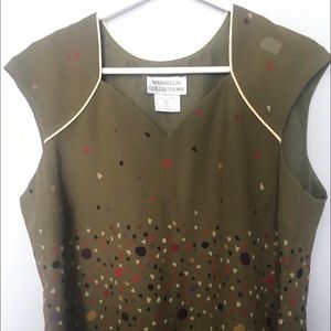 Marsellis Collection Olive Sleeveless Top